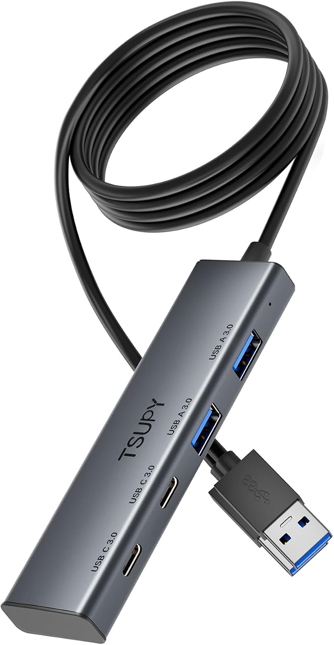 TSUPY Multi USB C USB A 3.0 Hub by TSUPY