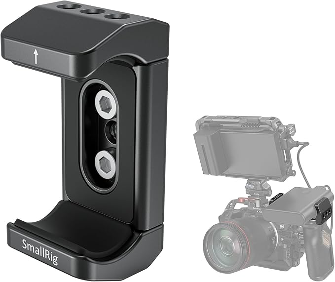 SmallRig Aluminum Power Bank Holder, Powerbank Mount Clamp Compatible by SmallRig