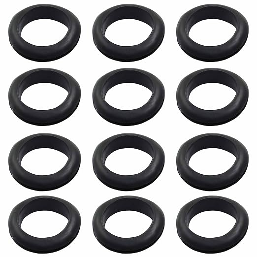 12 Pcs Rubber Grommets, 1-9/16" Inside Diameter 1-3/4" Drill Hole Rubber Wire by Kyuionty