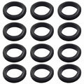 12 Pcs Rubber Grommets, 1-9/16" Inside Diameter 1-3/4" Drill Hole Rubber Wire by Kyuionty