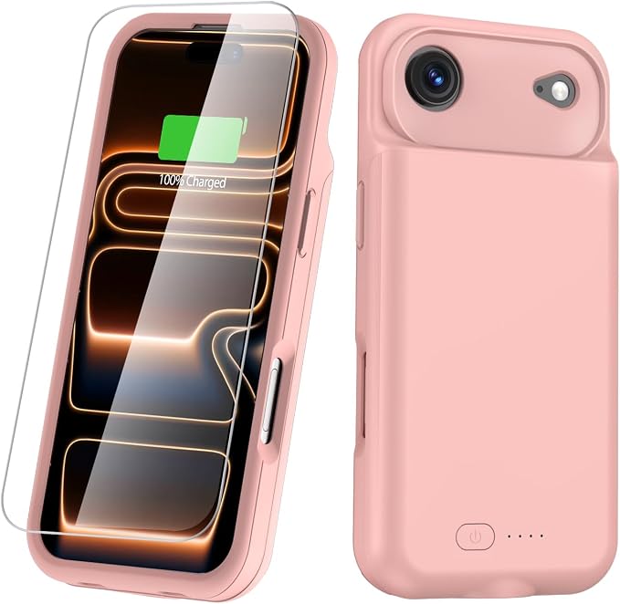 GIN FOXI Battery Case for iPhone 17 AIR, Charging Case Charger 8500mAh by GINFOXI
