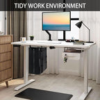Under Desk PC Mount with Anti Scratch Sponge, Adjustable CPU Holder Bracket - Image 6