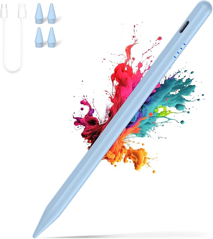 Stylus Pen for iPad, 20 Mins Fast Charge for Pad Pencil by Luntak