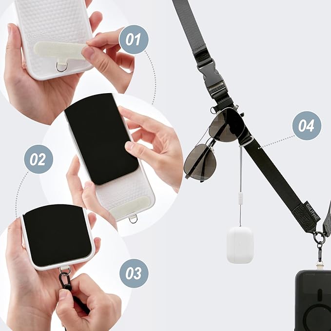 25mm Crossbody Phone Lanyard, Anti-Theft Crossbody Phone Strap - Image 5