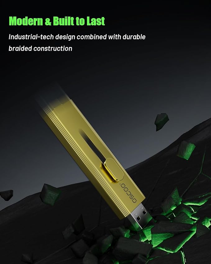 512GB USB SSD Flash Drive, USB 3.2 Gen2 Type-C & USB-A Dual Thumb Drive - Image 6