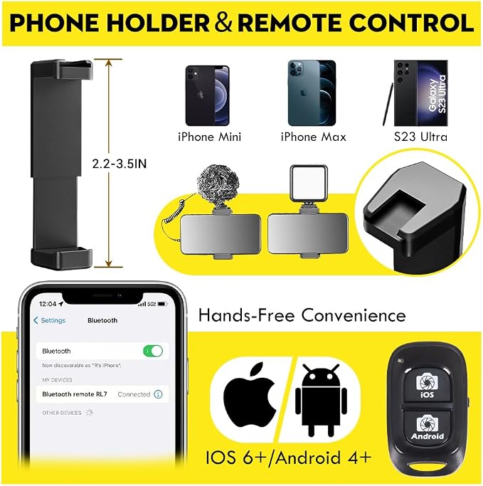 Aureday 88’’ Flexible Phone Tripod - Image 5