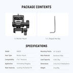 NEEWER Field Monitor Mount Monitor Holder - Image 9