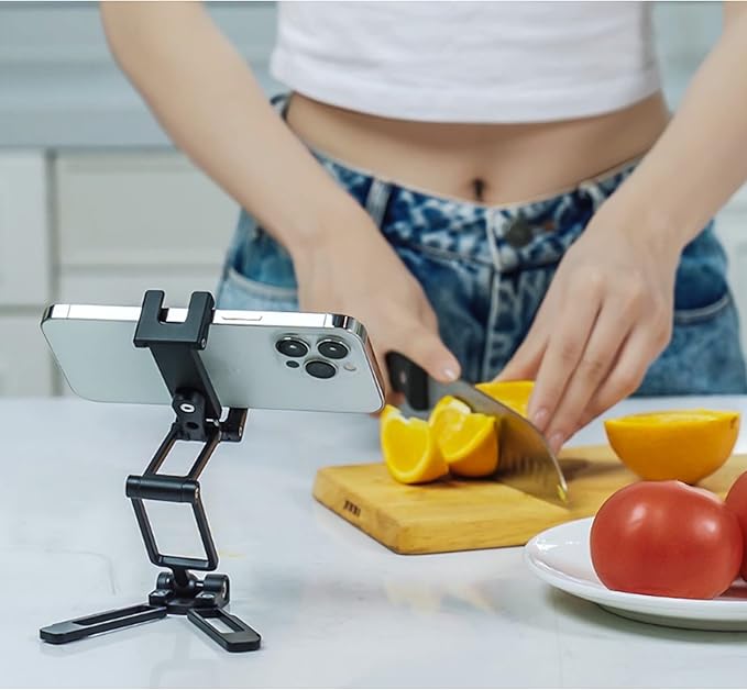 LEOFOTO PS-4 Silver Ultra Compact & Lightweight Smartphone Clamp / Holder / - Image 4