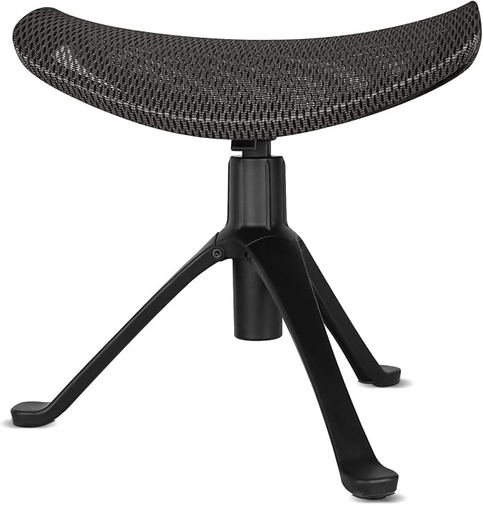 Footrest for Desk Adjustable Height 2-in-1 Function Rotatable Ergonomic Under by Lilithye