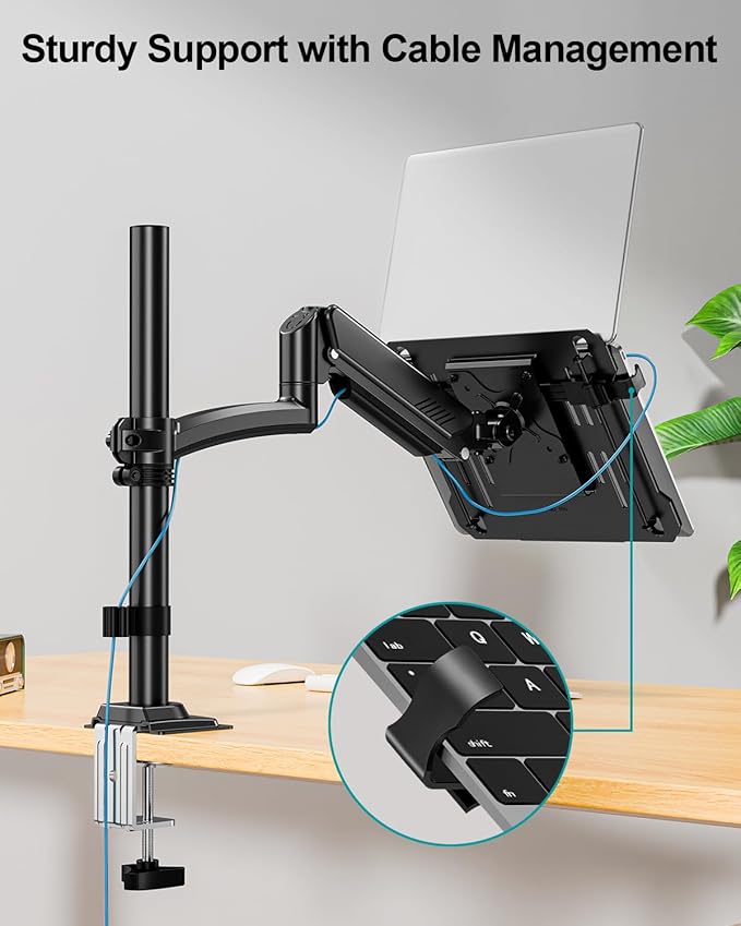 MOUNT PRO Laptop Arm Desk Mount, Single Monitor Stand - Image 4