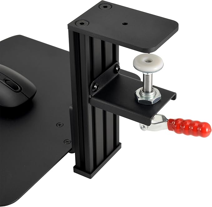 Metal Clamp-on Adjustable Computer Mouse Pad and Device Holder - Image 5
