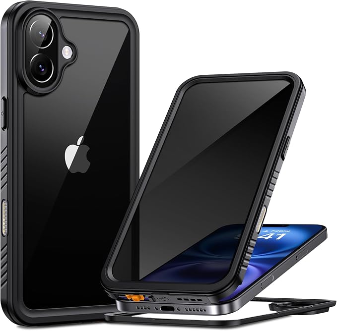 Lanhiem for iPhone 16 Privacy Case, Waterproof Dustproof Shockproof Cases for by LanhiemHome