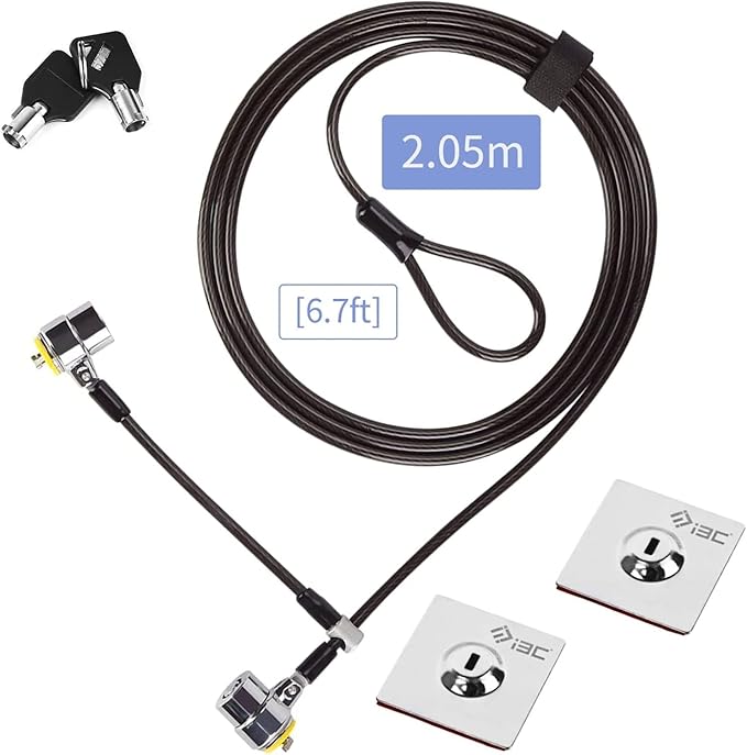 I3C Laptop Lock, Combination Security Lock Cable - Image 6