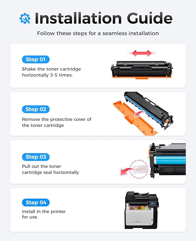128A Toner Cartridge 4-Pack High Yield Replacement - Image 4