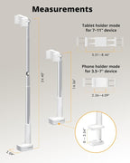 Phone Holder for Bed, 360° Rotation Cell Phone Stand, Flexible Long Arm - Image 4