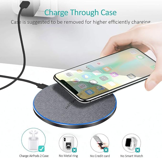 Fast Wireless Charger, 20W Max Wireless Charging Pad Compatible - Image 8