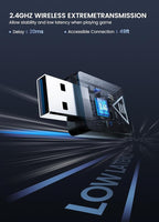 EKSA Wireless Gaming Headset, 2.4GHz USB Gaming Headphones - Image 3