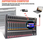 GX16 Professional 16 Channel Bluetooth Audio Mixing Console - Image 3