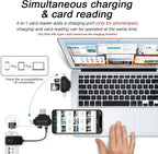 4 in 1 SD Card Reader for iPhone ipad Android Mac PC Camera, Micro SD Card - Image 5
