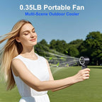 CAZOKASI Rechargeable Strong Wind Handheld Fan - Image 6