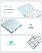 Samsers Multi-Device Foldable Bluetooth Keyboard - Image 6