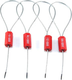 Steel Security Cable Seals Metal Numbered Security Tags Tamper Proof Pull-Tite - Image 5
