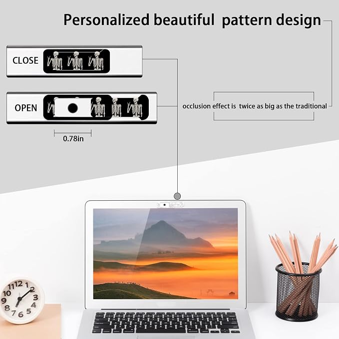 Webcam Cover, 3 Pieces, Laptop Camera Cover, Privacy Shielding Capacity is - Image 4