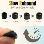 Memory Foam Ear Tips Replacement Earbuds Tips Noise Reduction Anti-Slip fit - Image 2