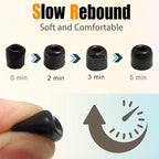 Memory Foam Tips Earbuds Tips Replacement Ear Tips Noise Reduction Anti-Slip - Image 2