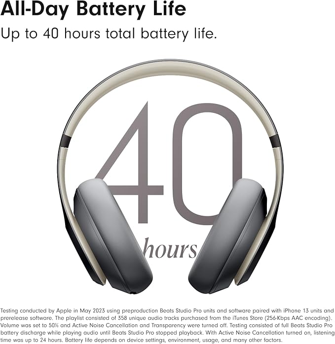 Beats Studio Pro Premium Wireless Over-Ear Headphones- Up to 40-Hour Battery - Image 5