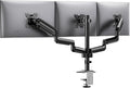 HUANUO Triple Monitor Mount for 13-27 inch Computer Screens, Gaming 3 Monitor by HUANUO