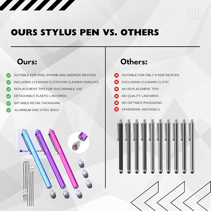 The Friendly Swede Mesh Tip Stylus Pen - Image 9