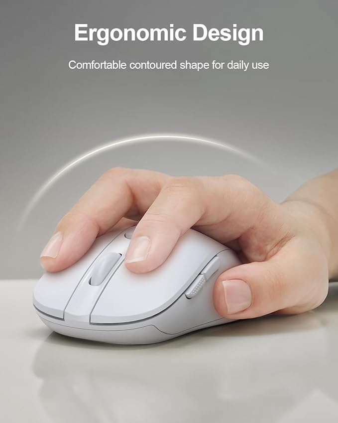 wegear USB Wireless Mouse for Laptop PC Mac, 2.4GHz Cordless Mouse - Image 5