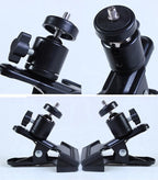 SLOW DOLPHIN Tripod Camera Clip Clamp Flash Reflector Holder Mount - Image 2