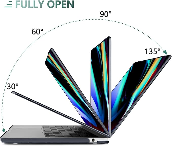 MEEgoodo Case for M4/M3/M2 MacBook Air 13.6 inch Case 2025 2024 2022, Fit Model - Image 8