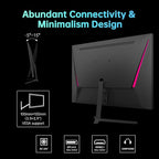 KTC 24 inch Monitor, Fast IPS 1080p 144Hz 165Hz 1ms, 125.25% sRGB, Borderless - Image 6