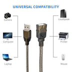 75 FT USB Extension Cable, USB 2.0 Type A Male to A Female Active Repeater - Image 5