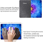 Blue Watercolor Lotus Flower Mouse Pad, Custom Design, 9.5x7.9 Inch, Non-Slip - Image 3
