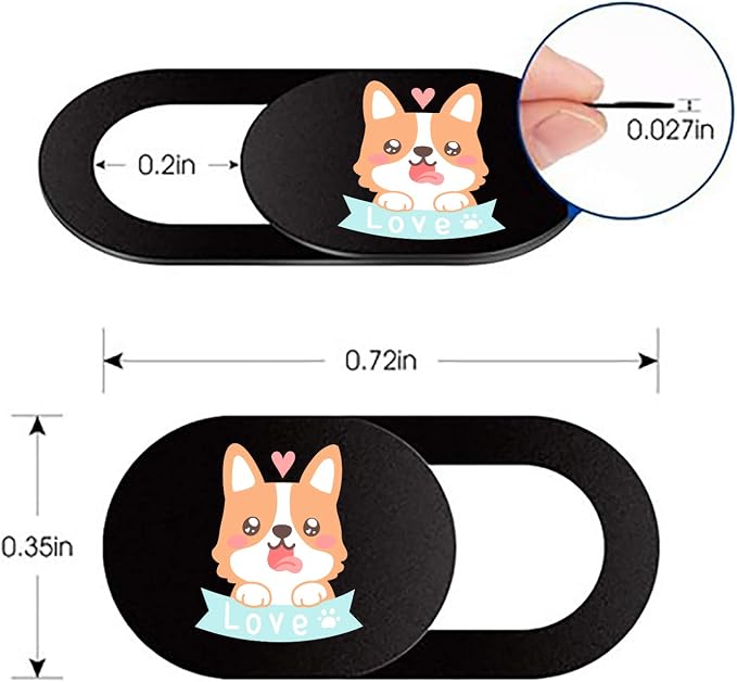 Laptop Camera Cover Slide 3 Pack Ultra Thin Slide Computer Webcam Covers - Image 2