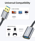 SUNGUY 5Gbps USB 3.0 Extension Cable, 1FT USB A Male to Female Extender Cord - Image 4