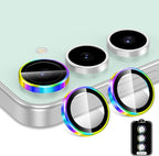 for Samsung Galaxy S24 FE Camera Lens Protector, Individual Metal Ring Tempered - Image 2