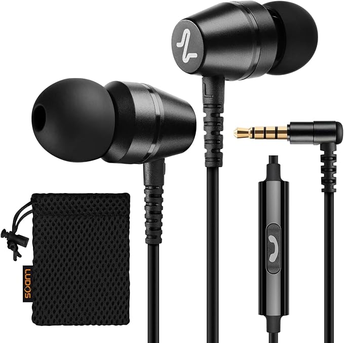 LUDOS OMNITONE Wired Earbuds in-Ear Headphones, 5 Year Warranty, Earphones by Ludos