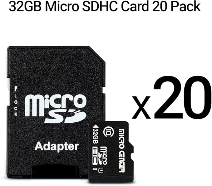 Micro Center 32GB Class 10 Micro SDHC Flash Memory Card 20 Pack - Image 2