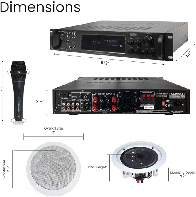 Vaiyer Home Stereo System Kit - Image 2