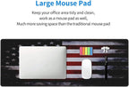 Gaming Mouse Pad American Flag Mouse Mat Non-Slip Rubber Carpet Pad - Image 5