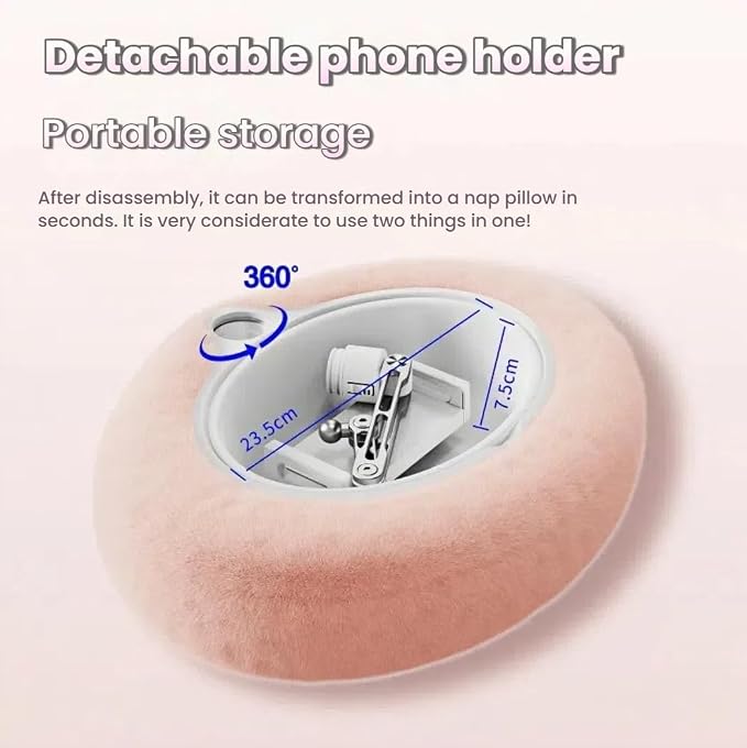 Pillow Stand Holder for Kindle Tablet iPad, Plush Mobile Phone Stand - Image 5