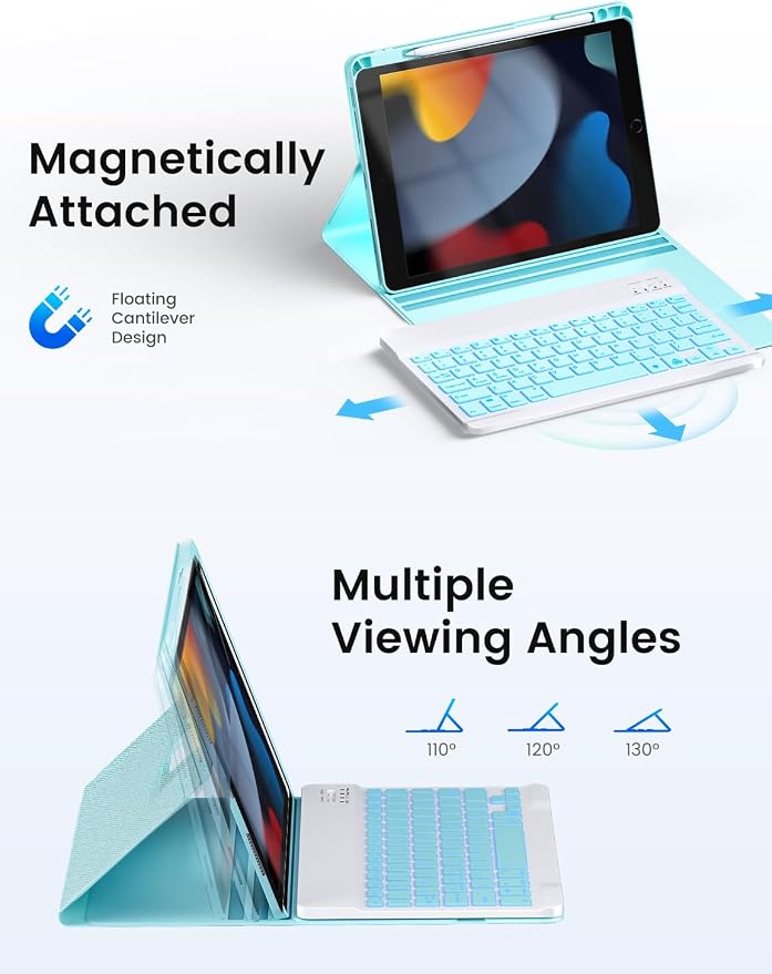 OYEEICE for iPad 9th Generation Case - Image 5