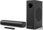 Sound Bars for Smart TV with Wired Subwoofer, 2.1 Deep Bass Small Soundbar Home by RIOWOIS
