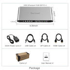 4 Computers 2 Monitors Automatic KVM Switch, HDMI 4k@60Hz + DP 8K 30Hz 4K@144Hz - Image 5