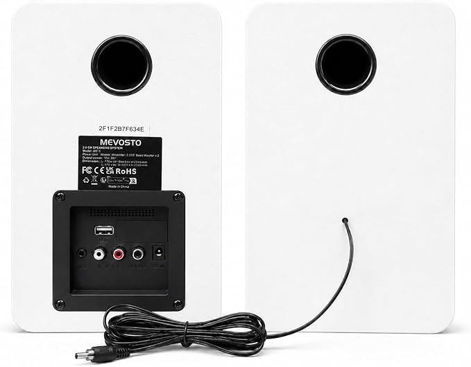 Active Bookshelf Speakers 36W RMS - Image 8